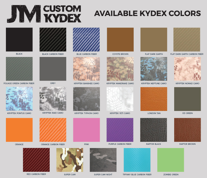 JM Custom Kydex FAQs
