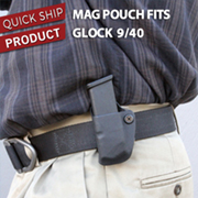 QUICK SHIP Single Pistol Mag Pouch V2